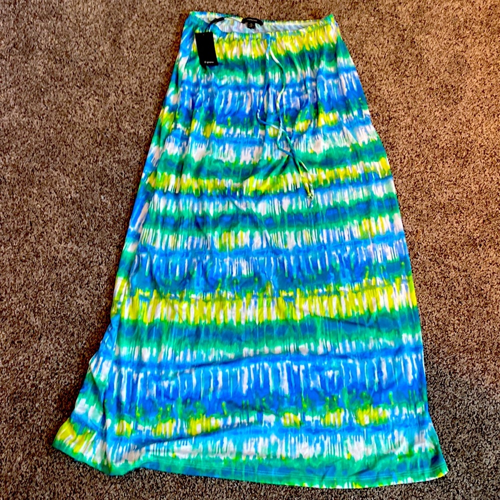 Espresso Long Maxi Skirt Size XL